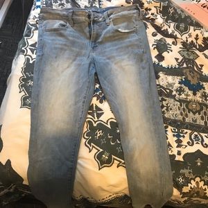 American Eagle light wash Jeggings
